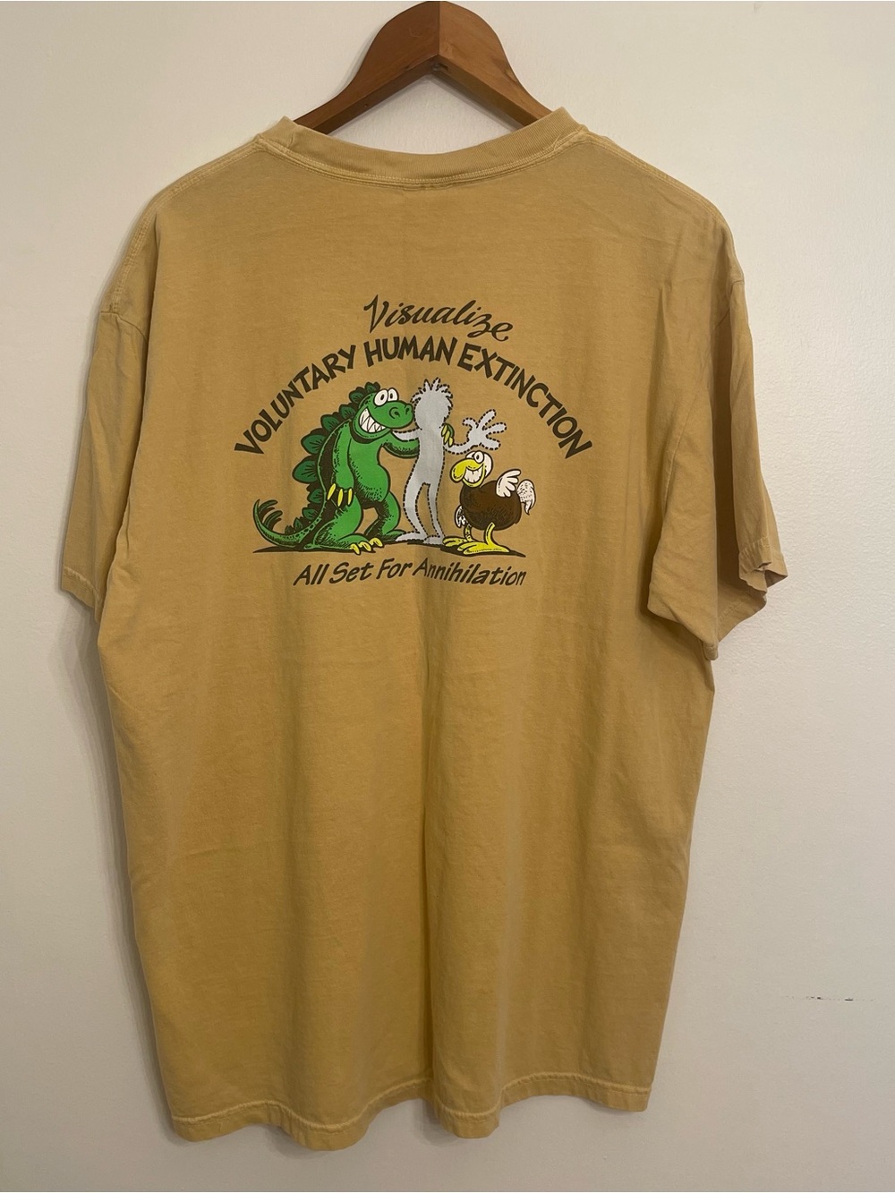 Nothing Band Human Extinction Dinosaur Shirt XL